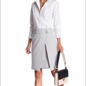 NWOT Amanda & Chelsea Faux Wrap Skirt